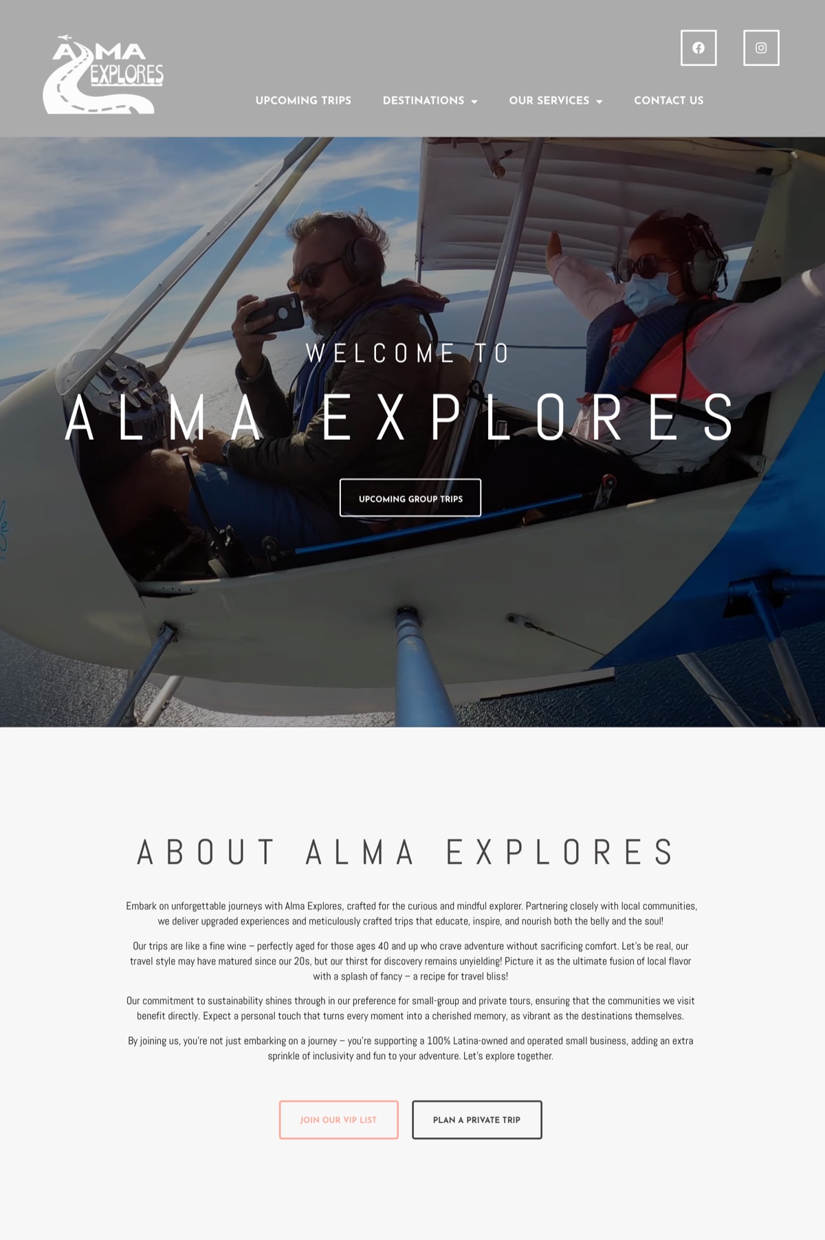 Alma Explores Website