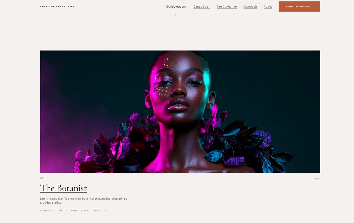 Creative Collective Studio Website